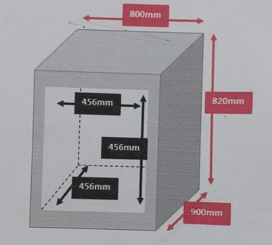 KILN 340 DIMENSIONS 555x501