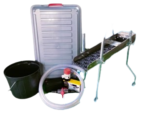 Gold Cleanup Sluice box adventure kit